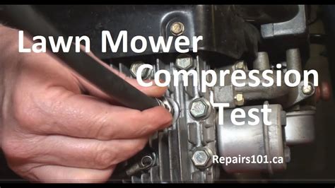 compression test on lawn mower|check compression on small engine.